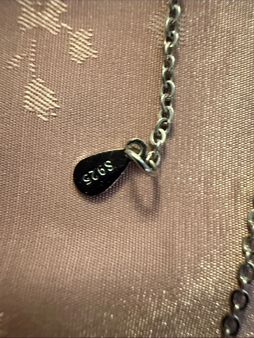 Sterling Silver Dagger Pendant Necklace - Silver
